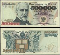 500.000 złotych 16.11.1993, seria P, numeracja 0