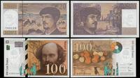 zestaw 2 banknotów: 20 i 100 franków 1997, delik