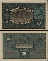 10 marek polskich 23.08.1919, seria II-CG, numer