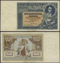 20 złotych 20.06.1931, seria CK, numeracja 45027