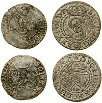 lot 2 monet, szeląg 1592, Malbork oraz szeląg 15