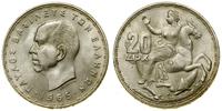 20 drachm 1965, Wiedeń, srebro próby 835, 7.51 g