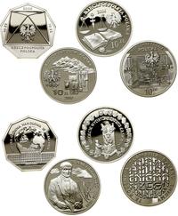 zestaw 4 monet o nominale 10 złotych, Warszawa, 