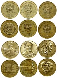 zestaw 6 x 2 złote 4 x 1998, 2 x 1999, Warszawa,