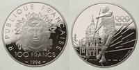 100 franków 1994, Olimpiada 1996 - rzut oszczepe