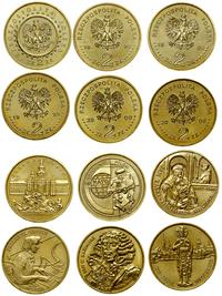 zestaw 6 x 2 złote 4 x 1999, 2 x 2000, Warszawa,