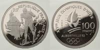 100 franków 1991, Olimpiada 1992 - biegi narciar