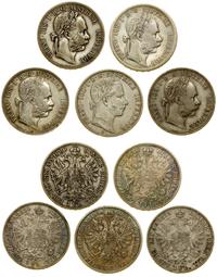 zestaw 5 x 1 floren 1860 A, 1882, 1885, 1886, 18