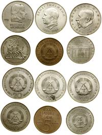 zestaw 6 monet, 3 x 20 marek (2 x 1971, 1972), 1