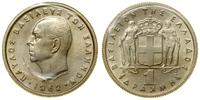 1 drachma 1962, Paryż, miedzionikiel, moneta w o