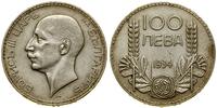 100 lewów 1934, srebro próby 500, 20 g, KM 45