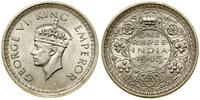 1 rupia 1945 L, Lahaur, srebro próby 500, 11.7 g