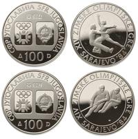 2x100 dinarów 1982 i 1984, XIV Olimpiada 1984 - 
