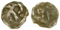 denar jednostronny XIV w., Dwa skrzyżowane pasto