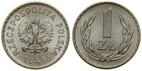 1 złoty 1949, Warszawa, wyśmienity stan zachowan