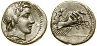 denar 86 pne, Rzym, Aw: Głowa Apollo w prawo, Rw