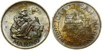 500 lirów 1975, Rzym, Rzeźbiarz, srebro próby 83