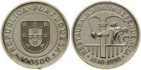 100 eskudo 1990, Lizbona, 350 rocznica - Ustanow