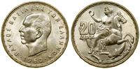 20 drachm 1960, Londyn, srebro, 7.5 g, KM 85
