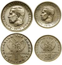 Grecja, zestaw 2 monet, 1973