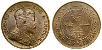 1 cent 1903, Londyn, brąz, rysy, KM 11