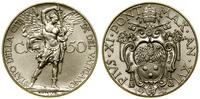 50 centesimi 1937, Rzym, nikiel, KM 4
