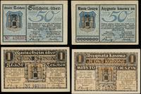 zestaw: 50 halerzy i 1 korona 1919, 50 halerzy 1