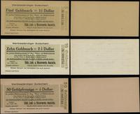 Pomorze, zestaw 3 banknotów, 1.12.1923
