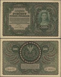 500 marek polskich 23.08.1919, seria I-CC, numer