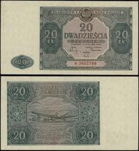 20 złotych 15.05.1946, seria B, numeracja 365276