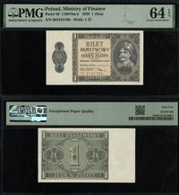 1 złoty 1.10.1938, seria IK, numeracja 8161166, 