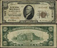 10 dolarów 1929, (7475), seria A 002448 A, brązo