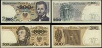 zestaw 2 banknotów 1976, w zestawie: 200 złotych