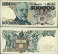 500.000 złotych 20.04.1990, seria C, numeracja 1