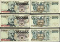 zestaw: 3 x 500.000 złotych 16.11.1993, serie B,