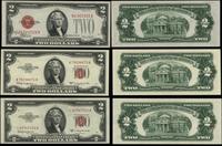zestaw: 3 x 2 dolary 1 x 1928, 2 x 1953, rocznik