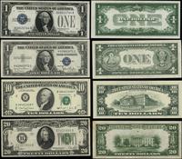 zestaw 4 banknotów 1928–1990, w zestawie: 1 dola