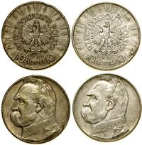 zestaw: 2 x 10 złotych 1935 i 1937, Warszawa, Jó