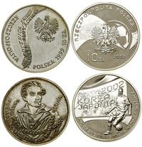 zestaw: 2 x 10 złotych 1999 i 2002, Warszawa, ro
