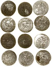 zestaw 6 monet, w zestawie 5 monet ryskich i 1 m