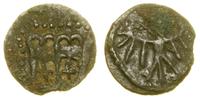 denar - fałszerstwo z epoki XV w., Aw: Orzeł, Rw