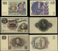zestaw 3 banknotów o nominale 5 kronor 1943, 195