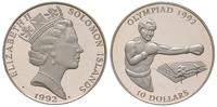 10 dolarów 1992, Olimpiada 1992 - boks, srebro "