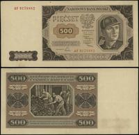 500 złotych 1.07.1948, seria AF, numeracja 91788