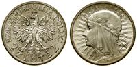 2 złote 1934, Warszawa, głowa kobiety w czepcu, 