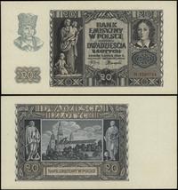 20 złotych 1.03.1940, seria H, numeracja 8590744