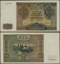 100 złotych 1.08.1941, seria D, numeracja 329965