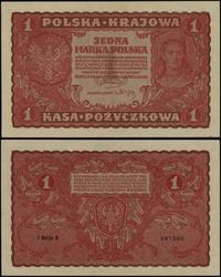 1 marka polska 23.08.1919, seria I-K, numeracja 