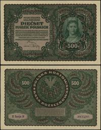500 marek polskich 23.08.1919, seria II-B, numer