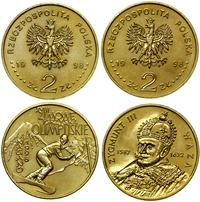 zestaw 2 x 2 złote 1998, Warszawa, XVIII zimowe 